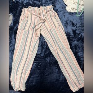 Indigo Rein size M linen/rayon joggers